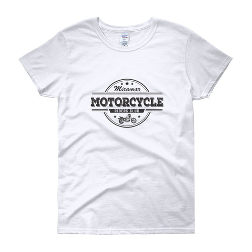 Miramar Motorcycle Club - Short Sleeve Women's T-shirt White