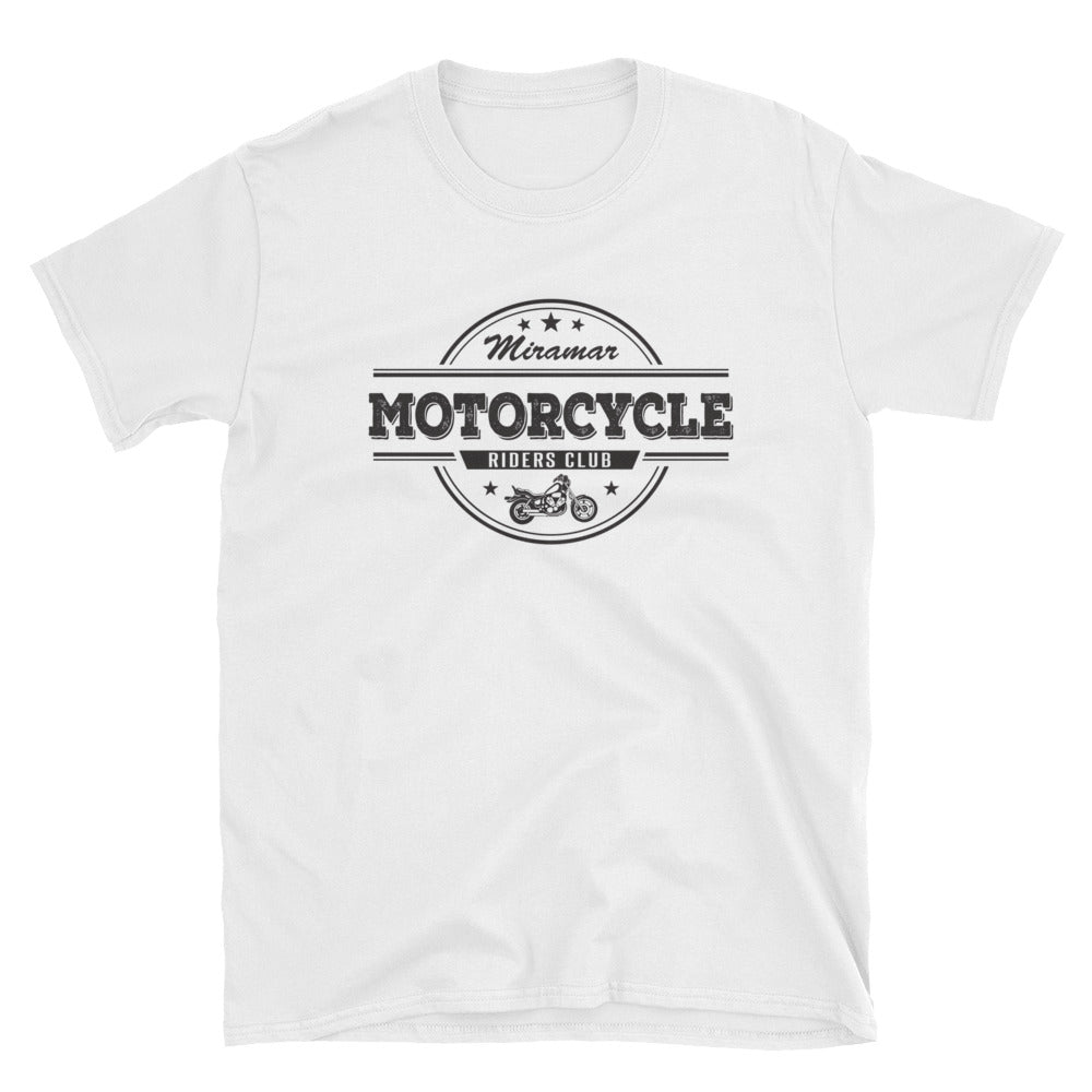 Miramar Motorcycle Club - Short-Sleeve Unisex T-Shirt White