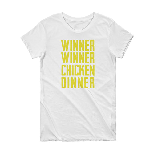Winner Winner Chicken Dinner (Gold) - Short Sleeve Women's T-shirt