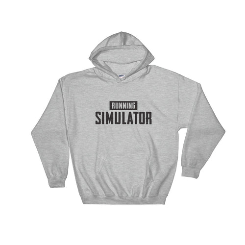 Running Simulator - Hooded Sweatshirt White/Grey