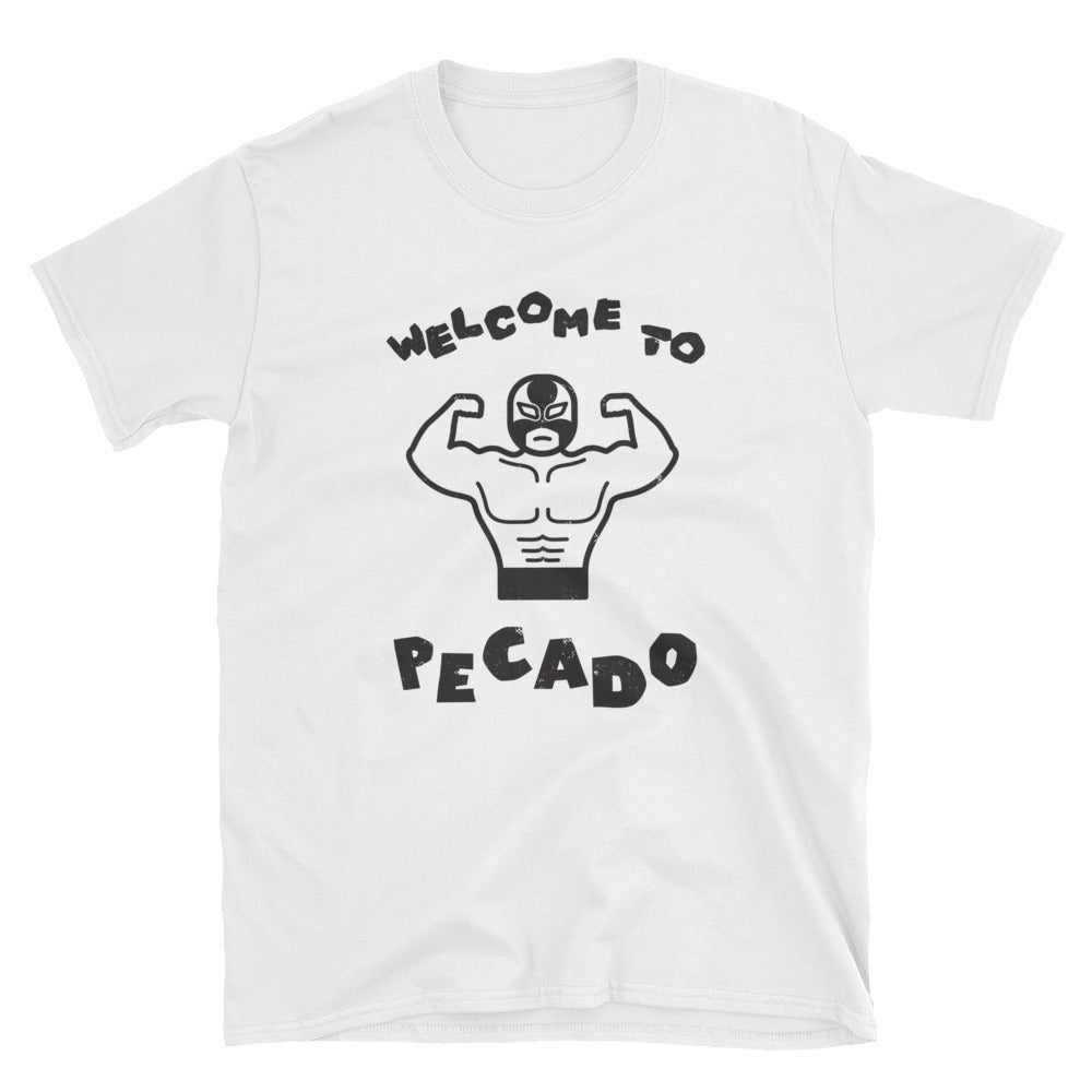 Welcome to Pecado - Short-Sleeve Unisex T-Shirt White