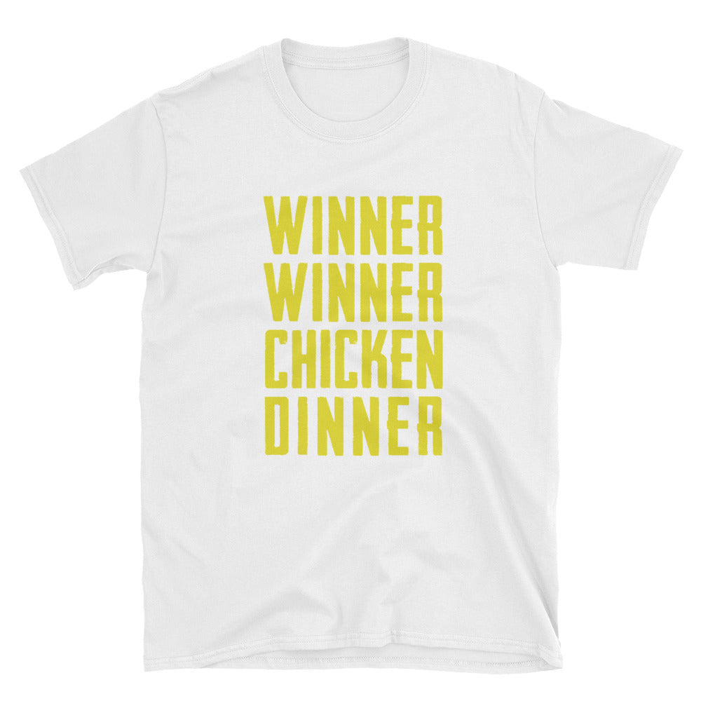 Winner Winner Chicken Dinner (Gold) - Short-Sleeve Unisex T-Shirt